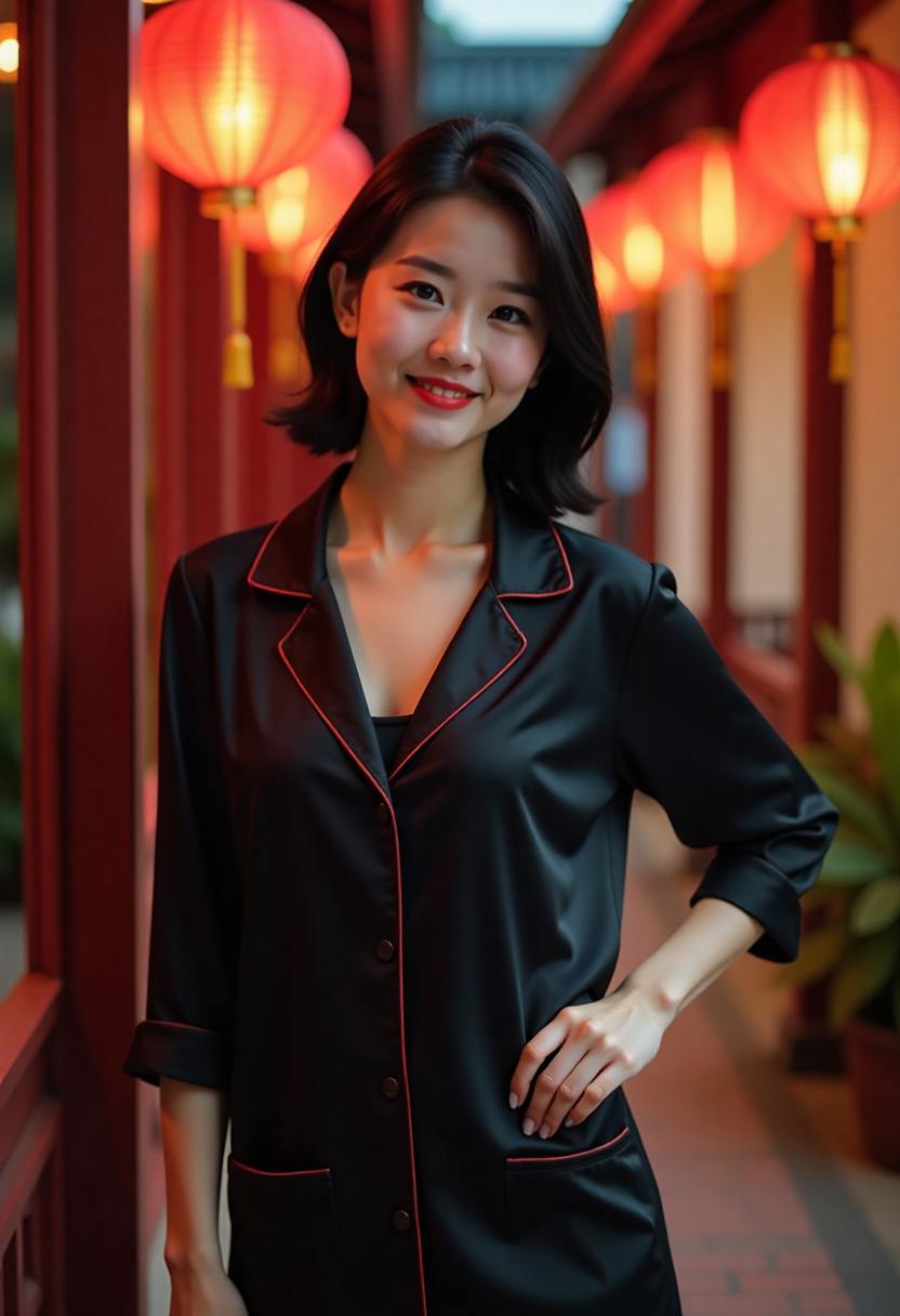 老街巷口的电影画面